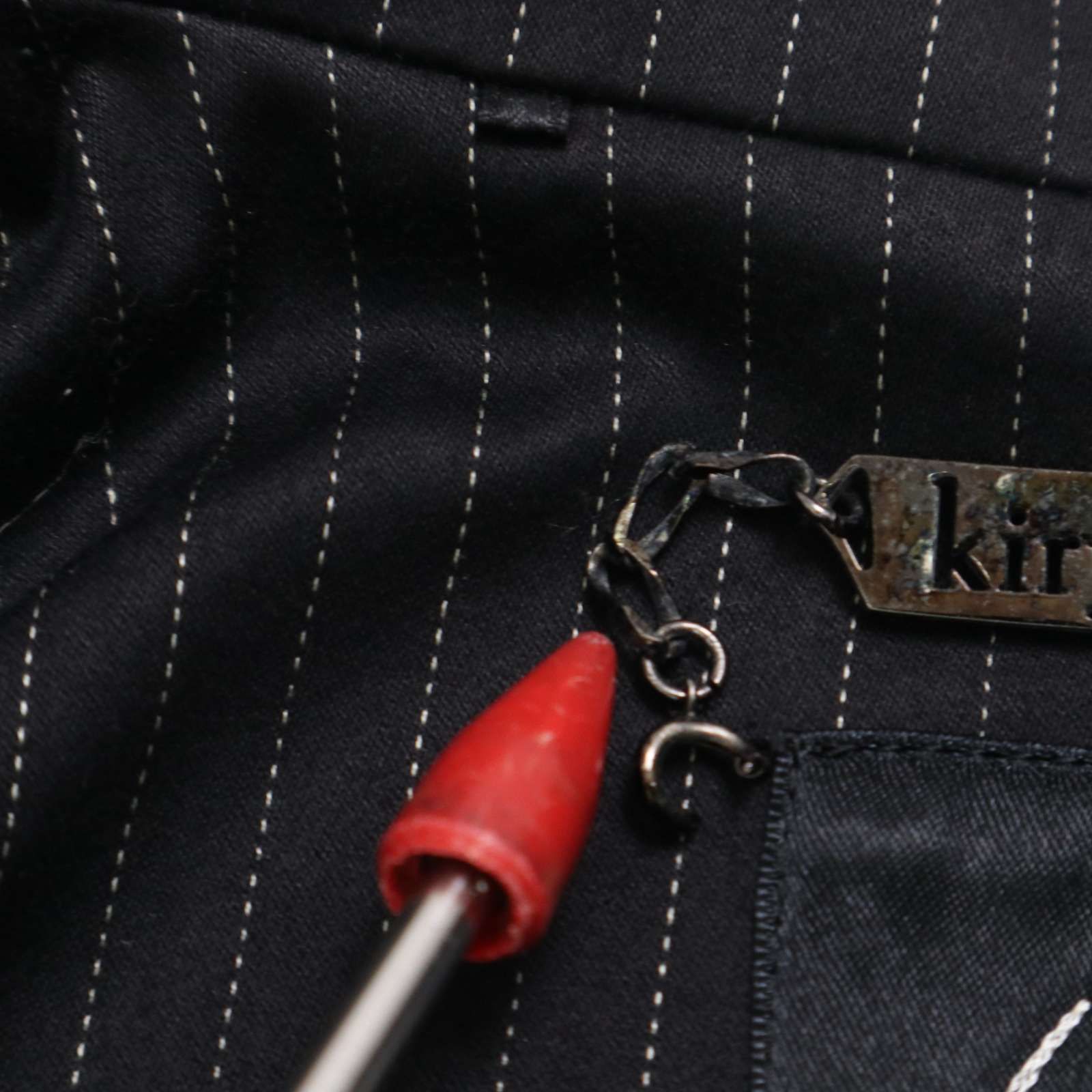 kiryuyrik キリュウキリュウ 秋冬 総裏☆ ストライプ 1B スリム 