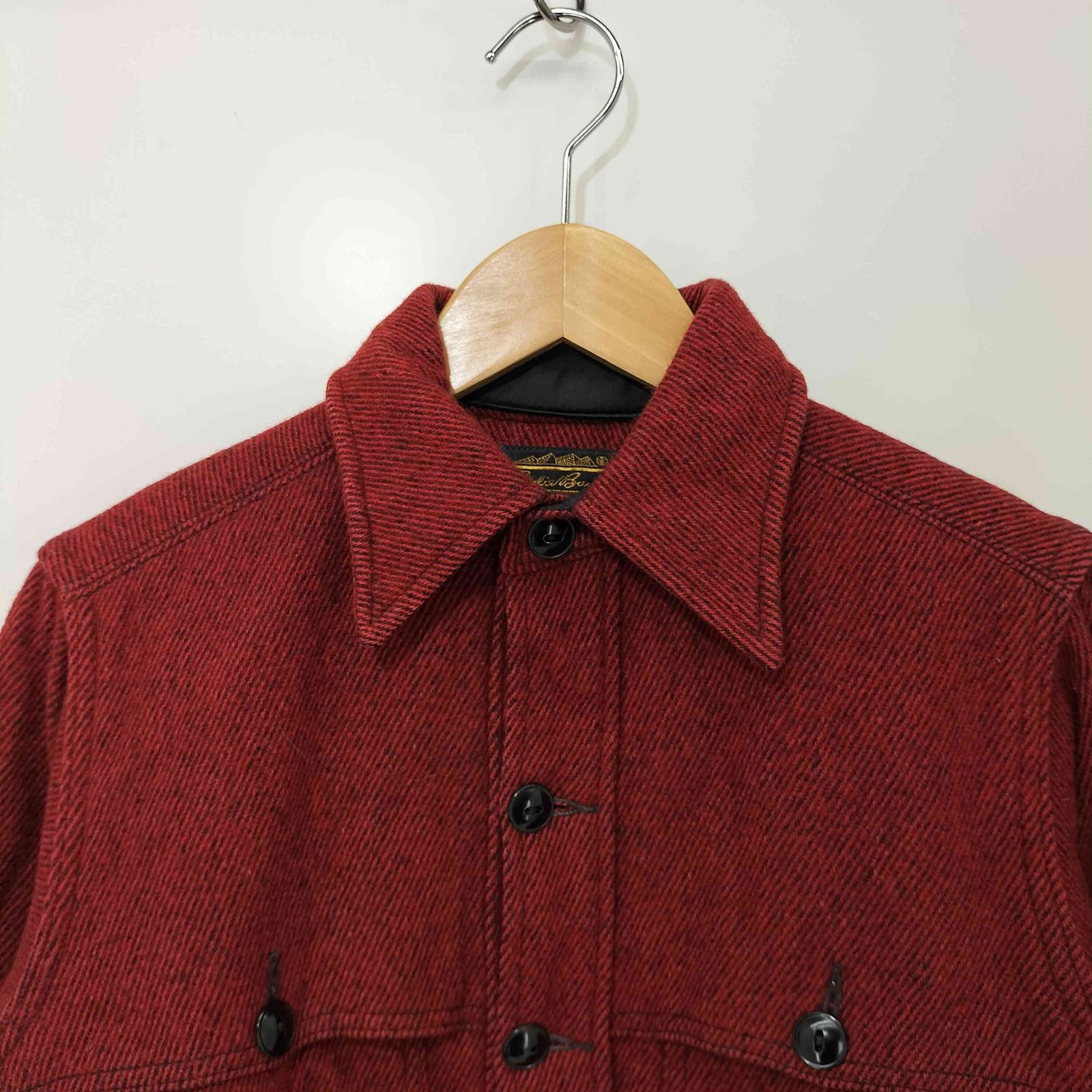 エディーバウアー Eddie Bauer 80-90s 黒タグ マッキーノ シャツ