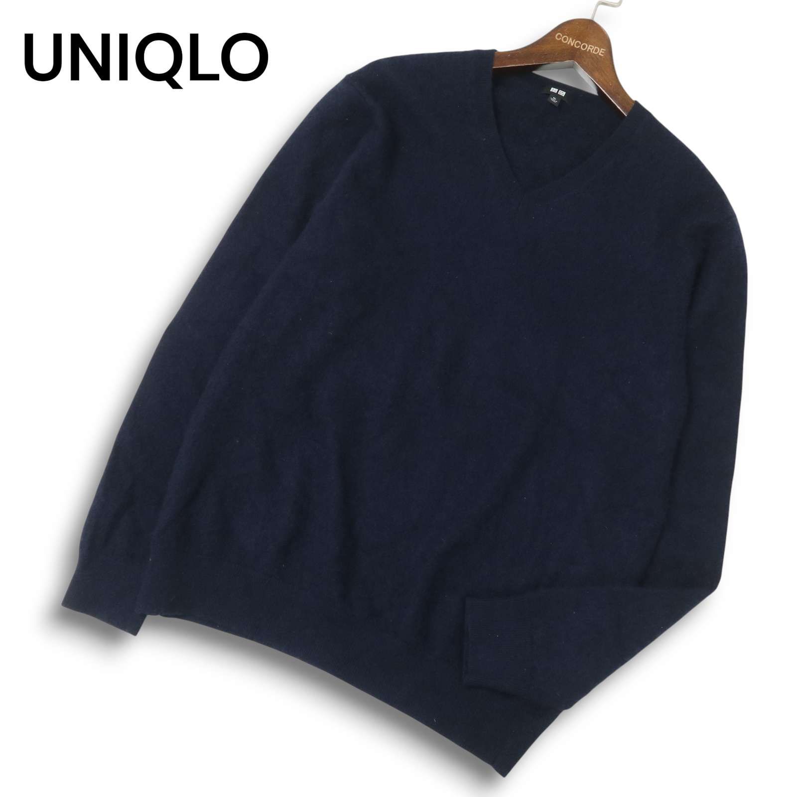 UNIQLO ユニクロ 秋冬 高級 カシミヤ100%☆ Vネック セーター ニット 