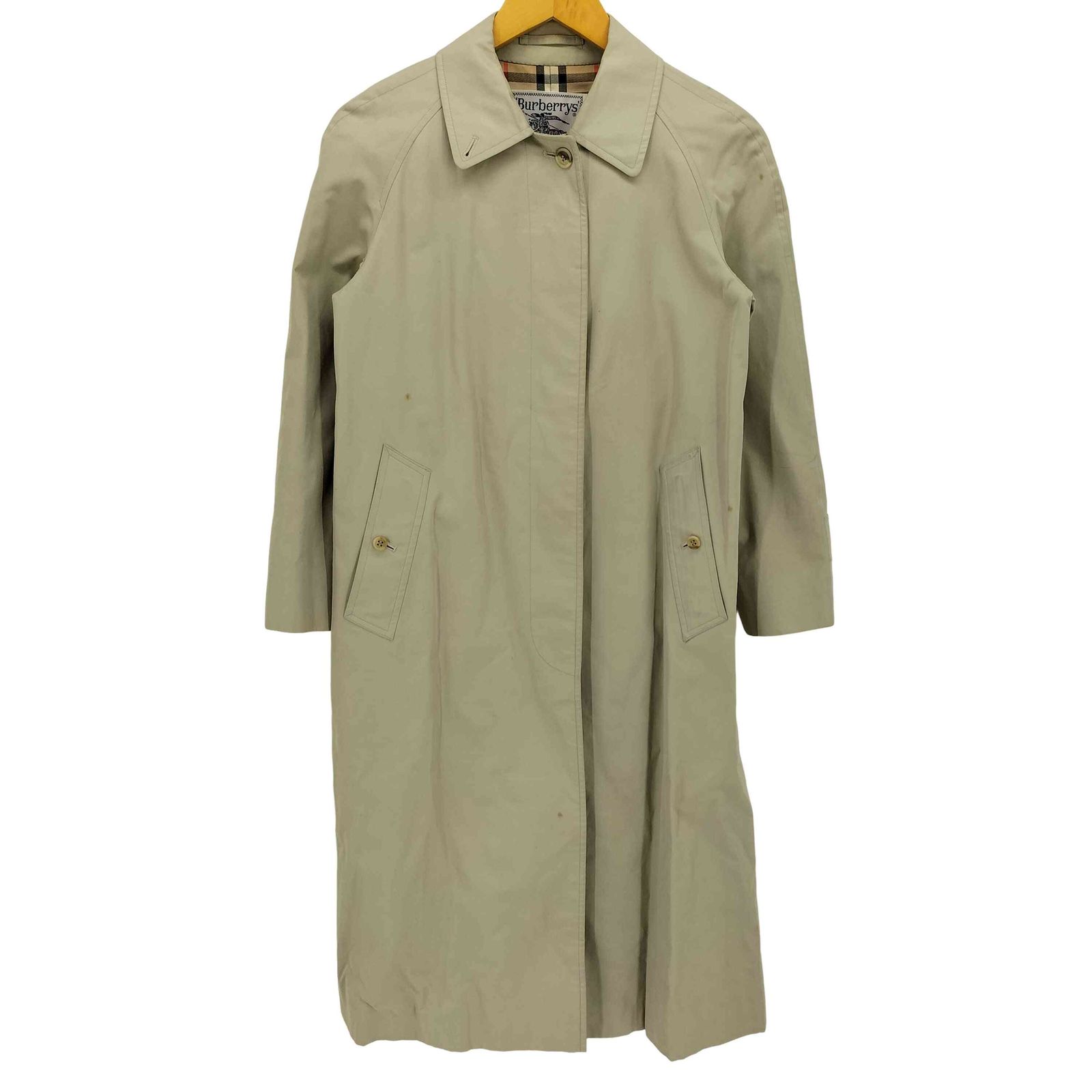 バーバリーズ BURBERRYS 90S 白タグ 裏地ノバチェック ステンカラー