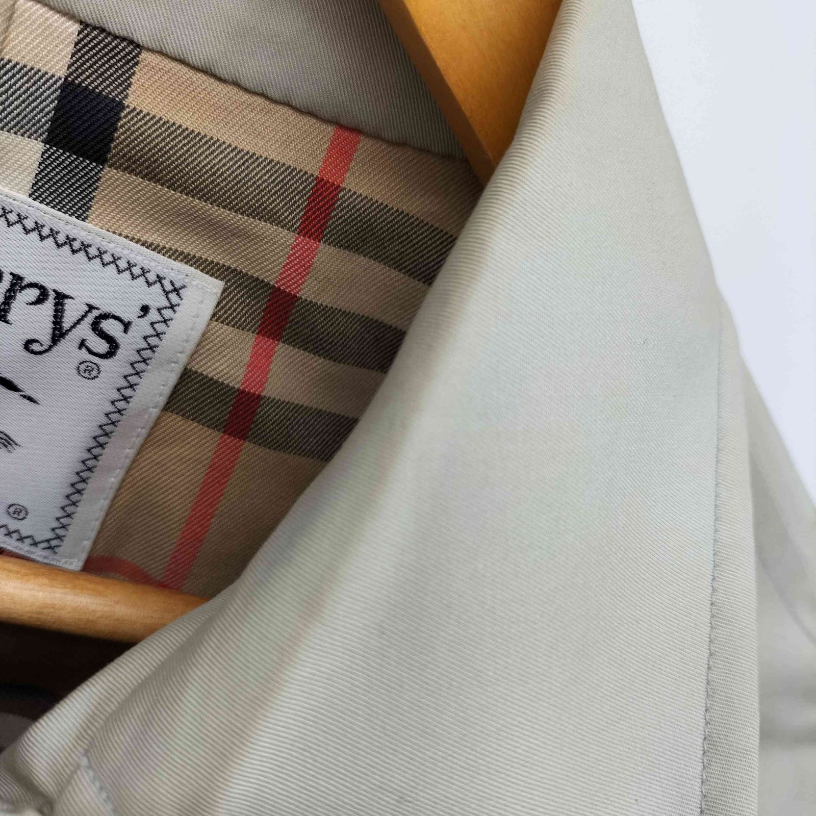 バーバリーズ BURBERRYS 90S 白タグ 裏地ノバチェック ステンカラー