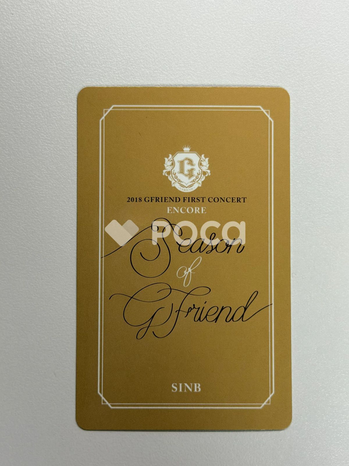 GFRIEND シンビ 2018 First Concert SEASON OF GFRIEND ENCORE DVD