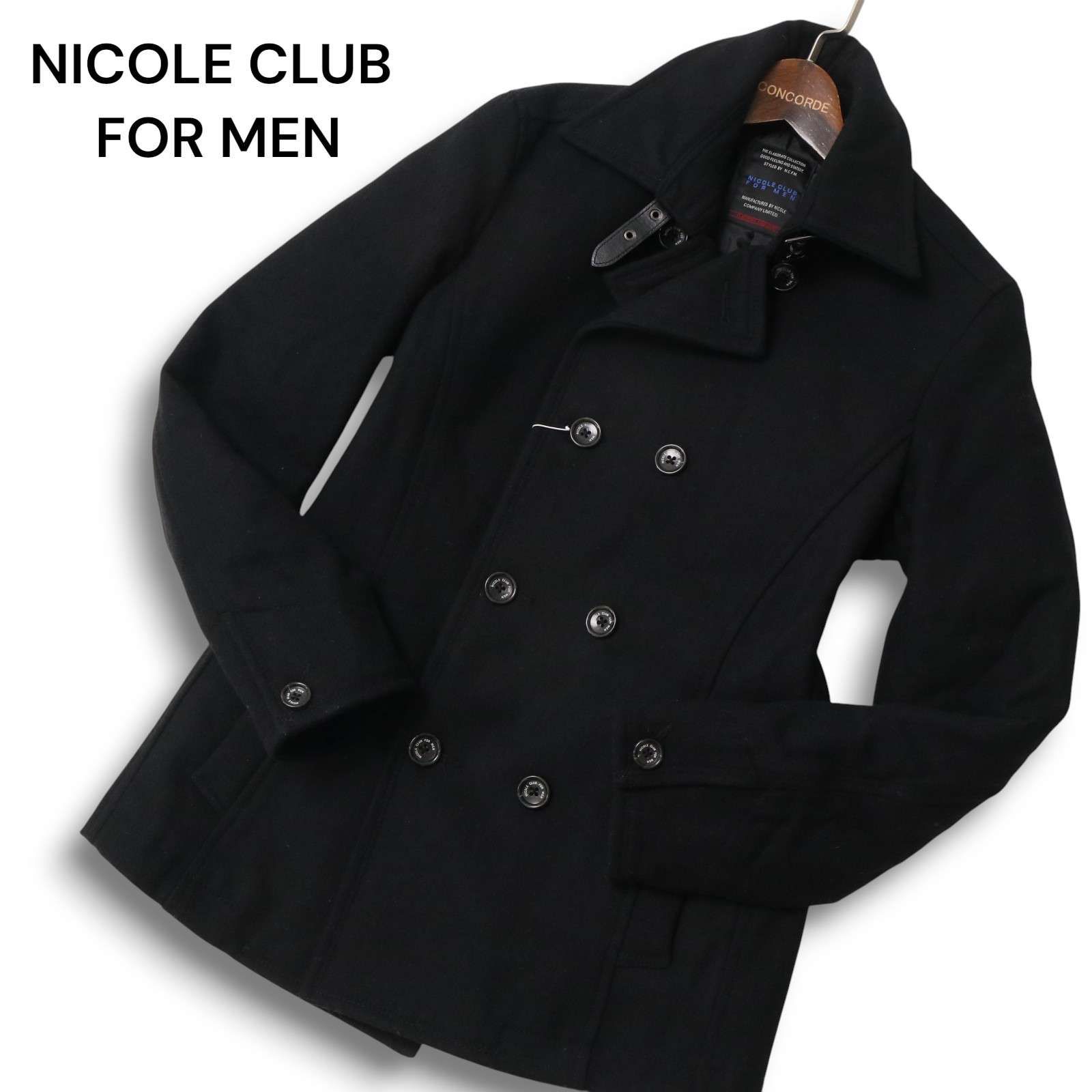 ノーティカ NAUTICA ピーコート Pコート ロング丈 ウール アウター XL