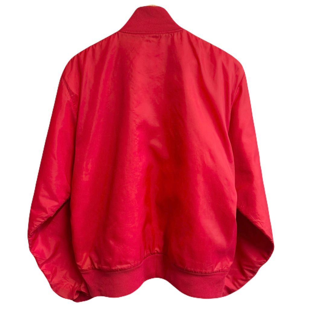 USA製 SUZUKI スズキ レーシングジャケット ナイロンジャケット 裏起毛