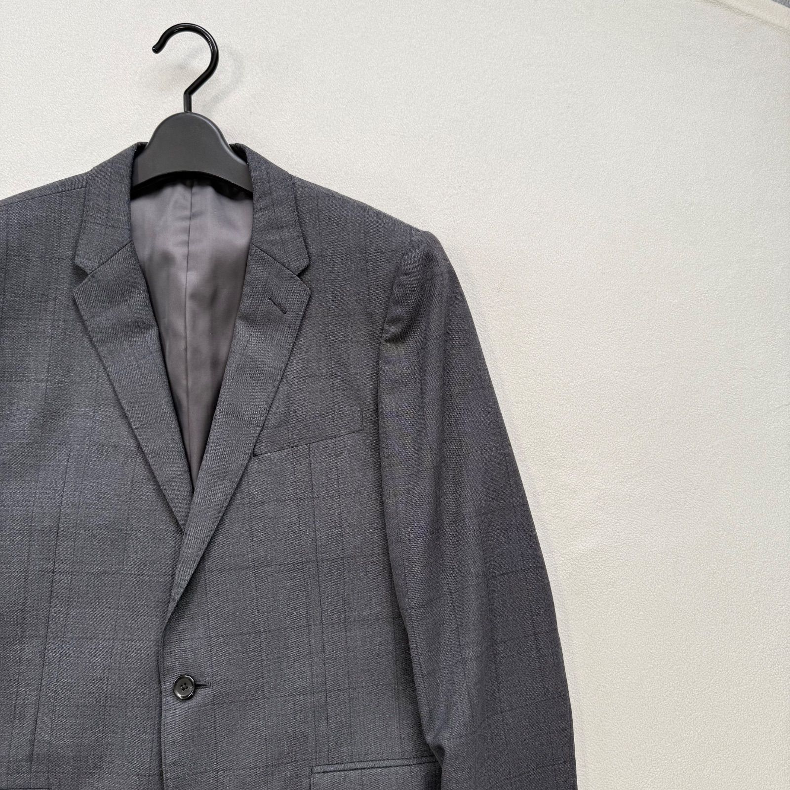 極美品未使用級・AB7✨タカキュー チェック スーツ セットアップ