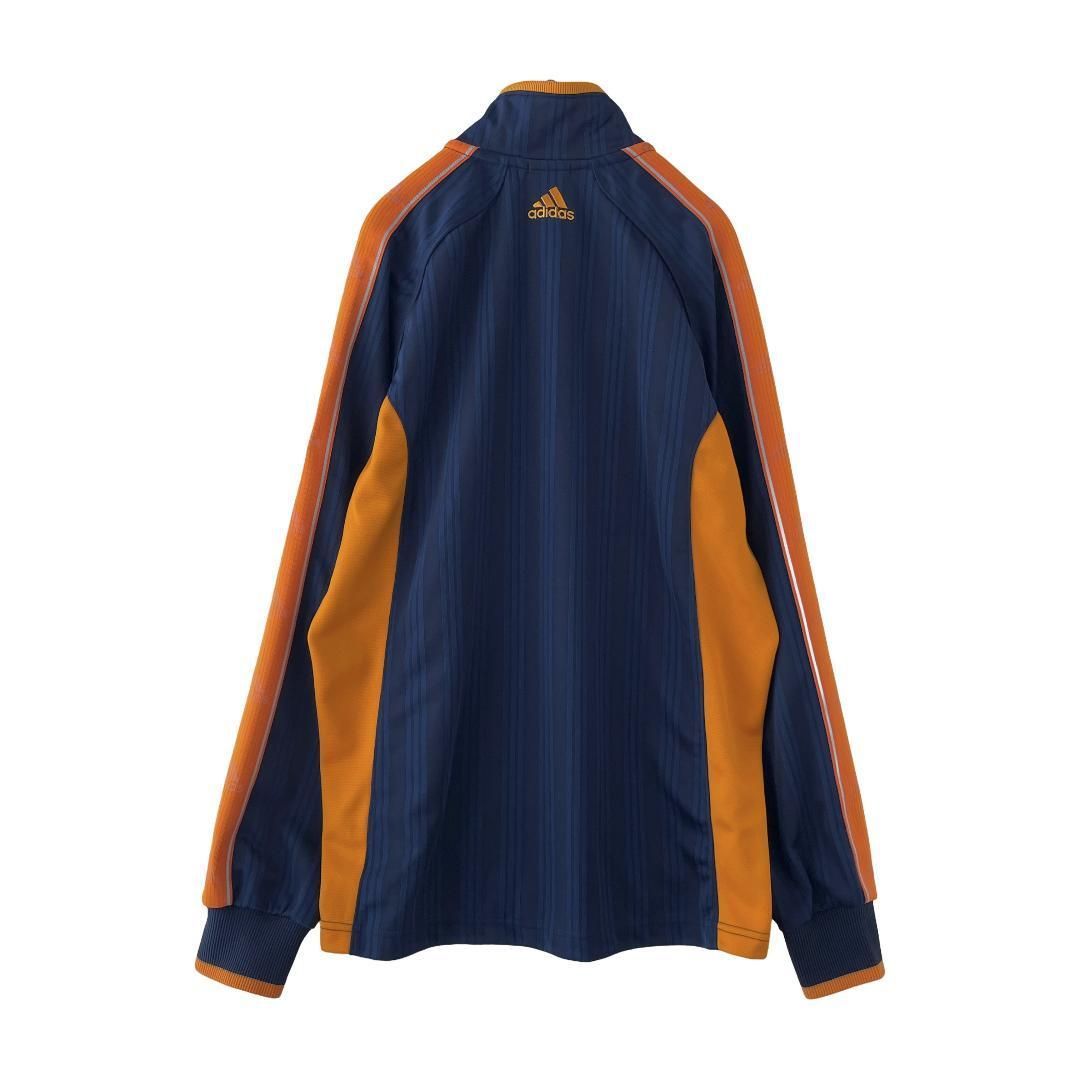 adidas トラックジャケット ジャージ 刺繍ロゴ ストライプ 切替 - メルカリ