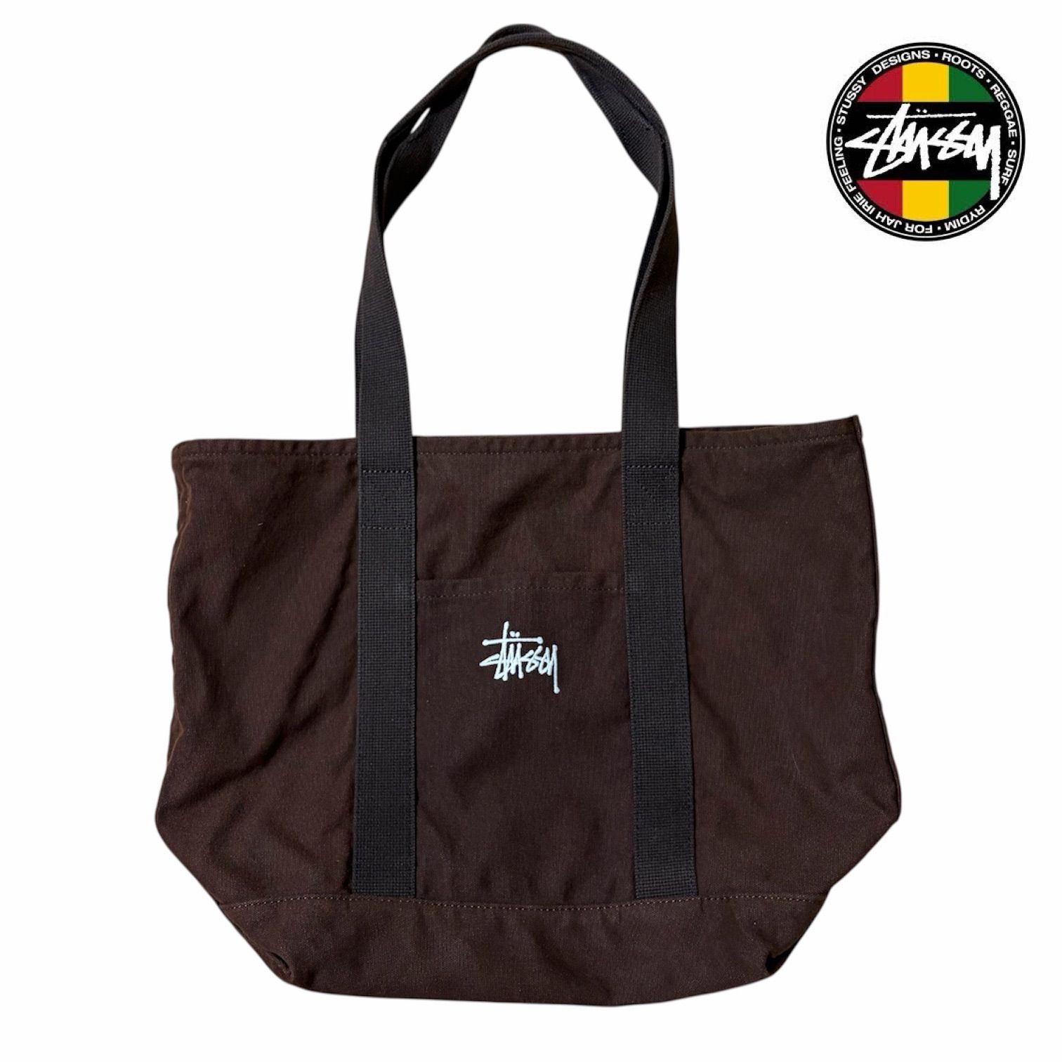 STUSSY CANVAS MARKET TOTE BAG - メルカリ