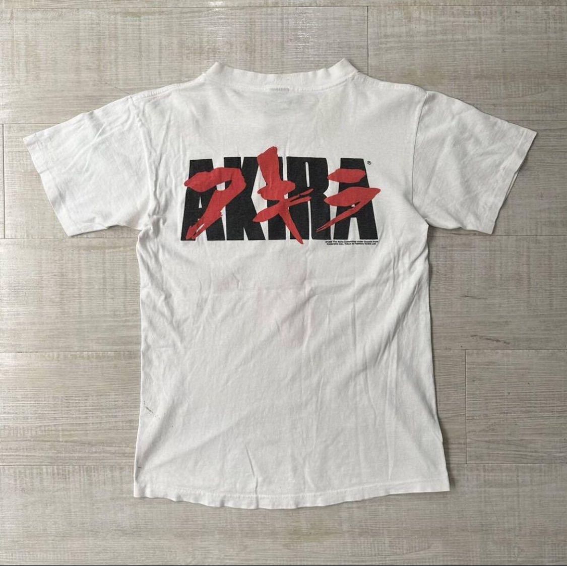 80s 1988 名作 Vintage AKIRA KANEDA MOTORCYCLE TEE アキラ 金田
