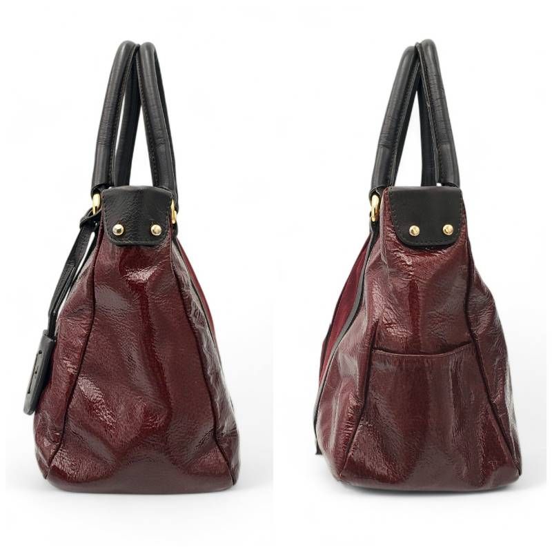 FURLA フルラ トートバッグ ハンドバッグ スエード スウェード 