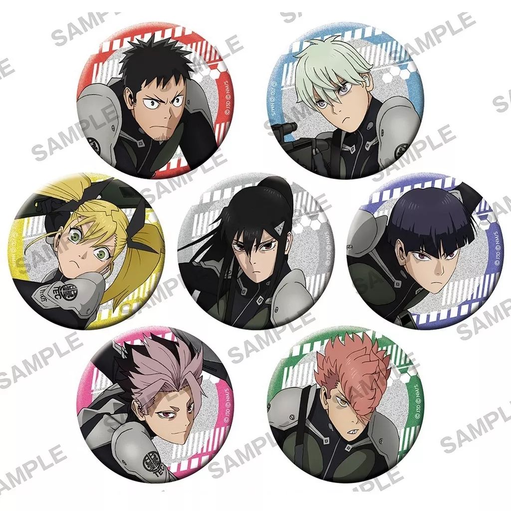 新品】バッジ・ビンズ 【ボックス】怪獣8号 きらきら缶バッジ