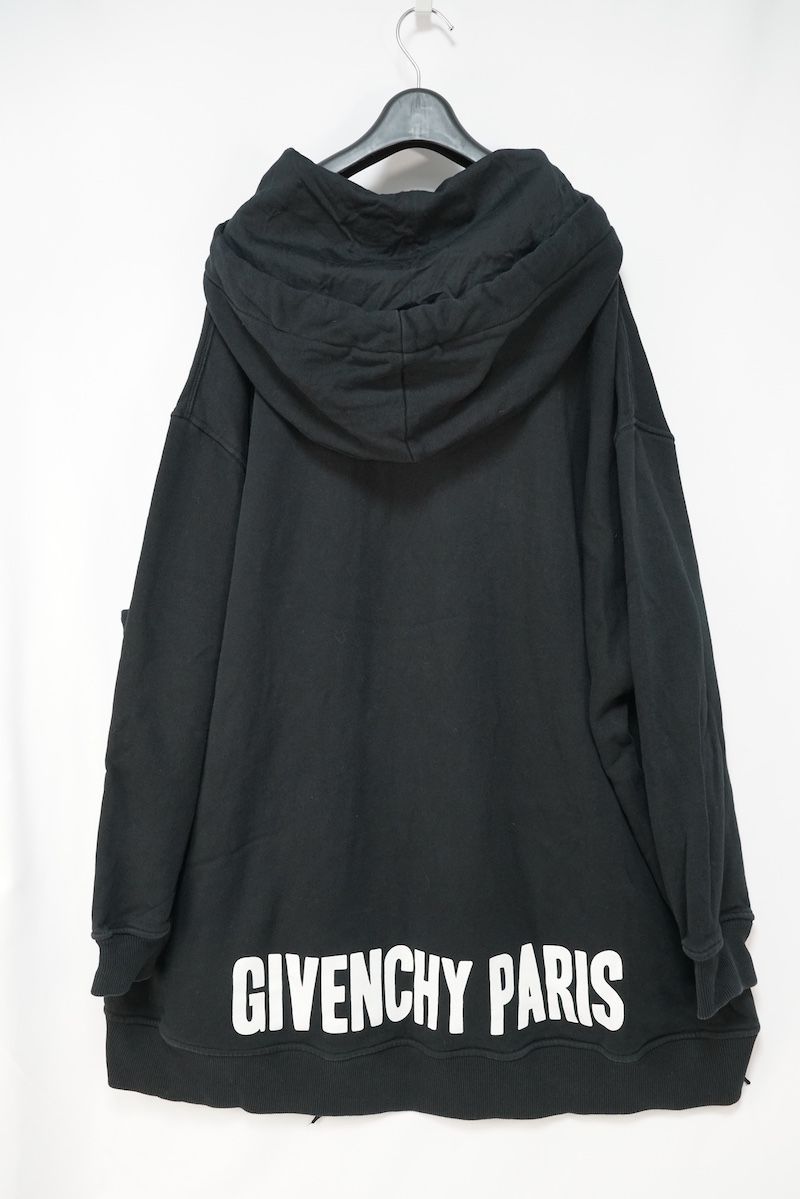 GIVENCHY ジバンシィ バックロゴ オーバーサイズ フーディ パーカー