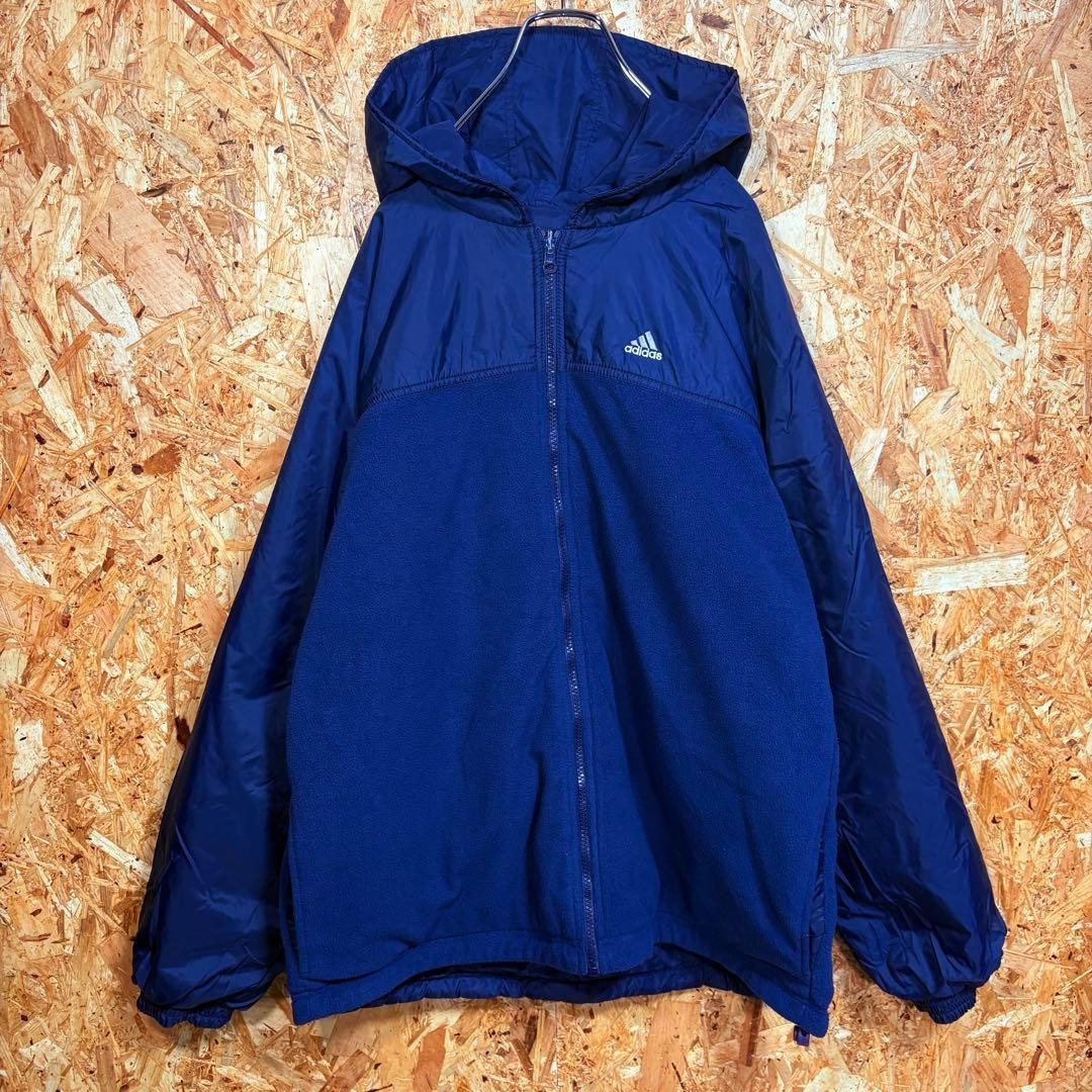 90's アディダスadidasリバーシブル ナイロン&フリース ジャケット