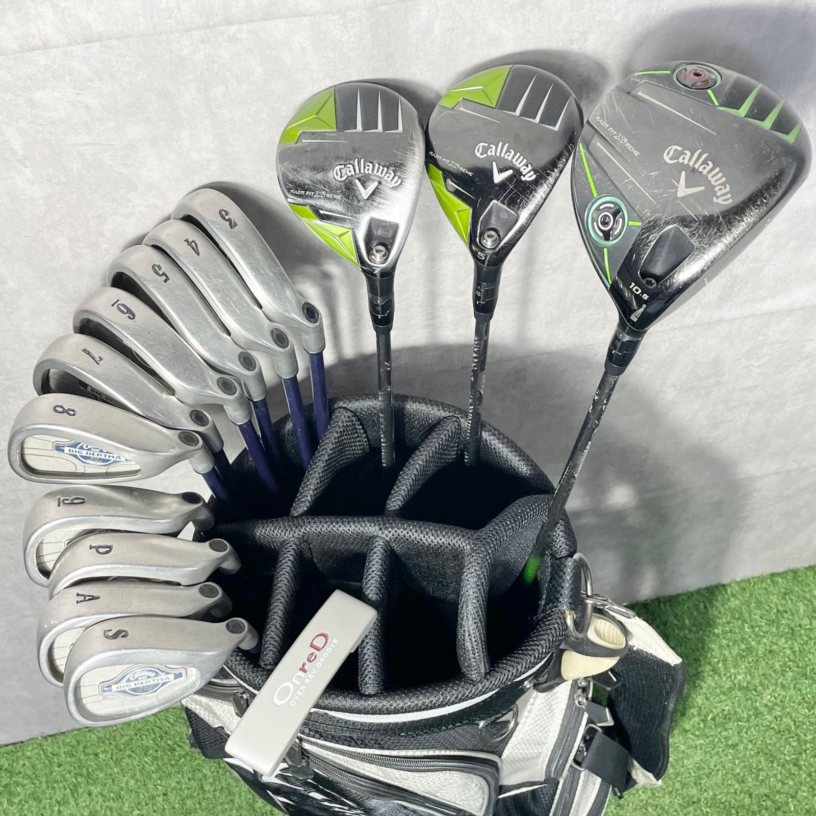 キャロウェイ レイザーフィットエクストリーム ゴルフクラブセット R 14本 右 Callaway RAZR FIT X TREME キャロウェイ レイザーフィット