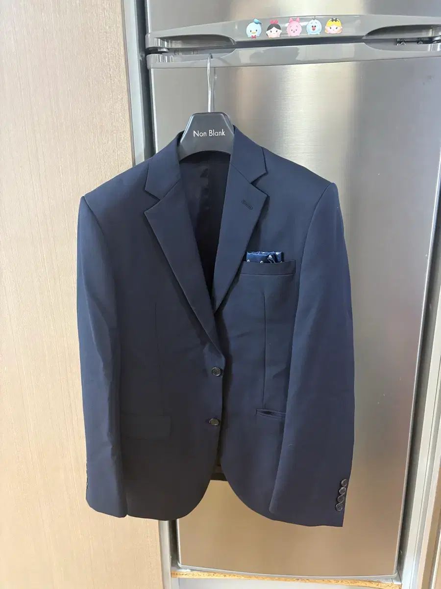 定価100万円 メンズ オーダーメイドスーツ ネイビー Lサイズ