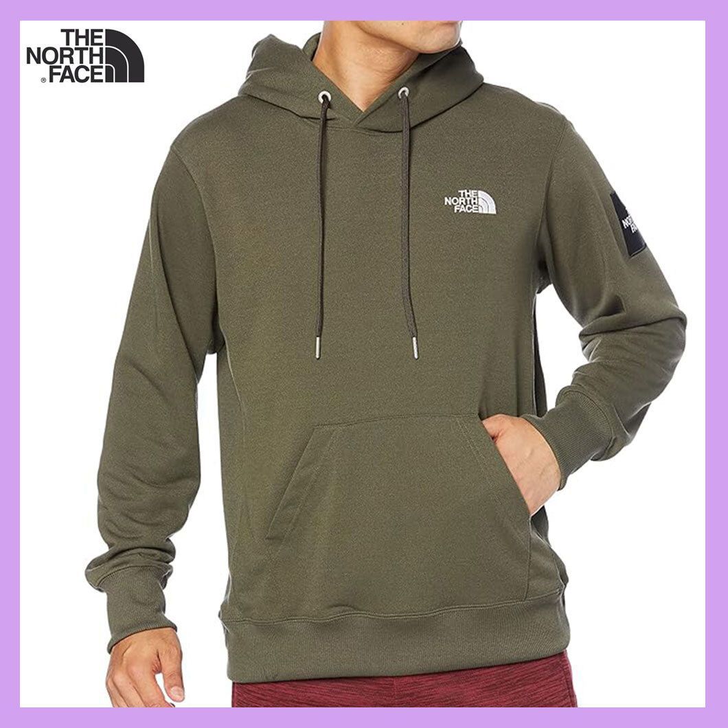 ノースフェイス スクエアロゴ フーディー Square Logo Hoodie NT 12230 ニュートープ スウェットパーカ メンズ XL T 1