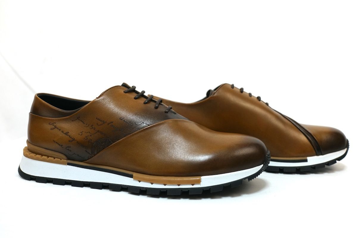 廃盤品✨付属品有り✨ Berluti ベルルッティ スカーズ 6 1/2 初期型 BERLUTI 1895 PARIS ベルルッティ ファスト トラック スクリットレザー