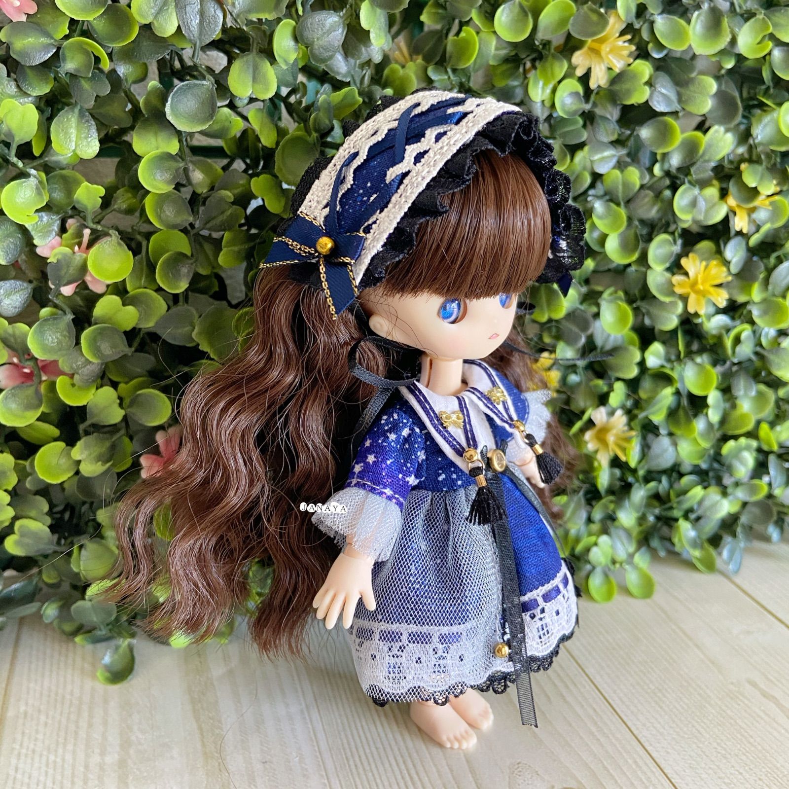 JANAYA ハンドメイド オビツ11服 星空ワンピース 3点セット 翌日発送