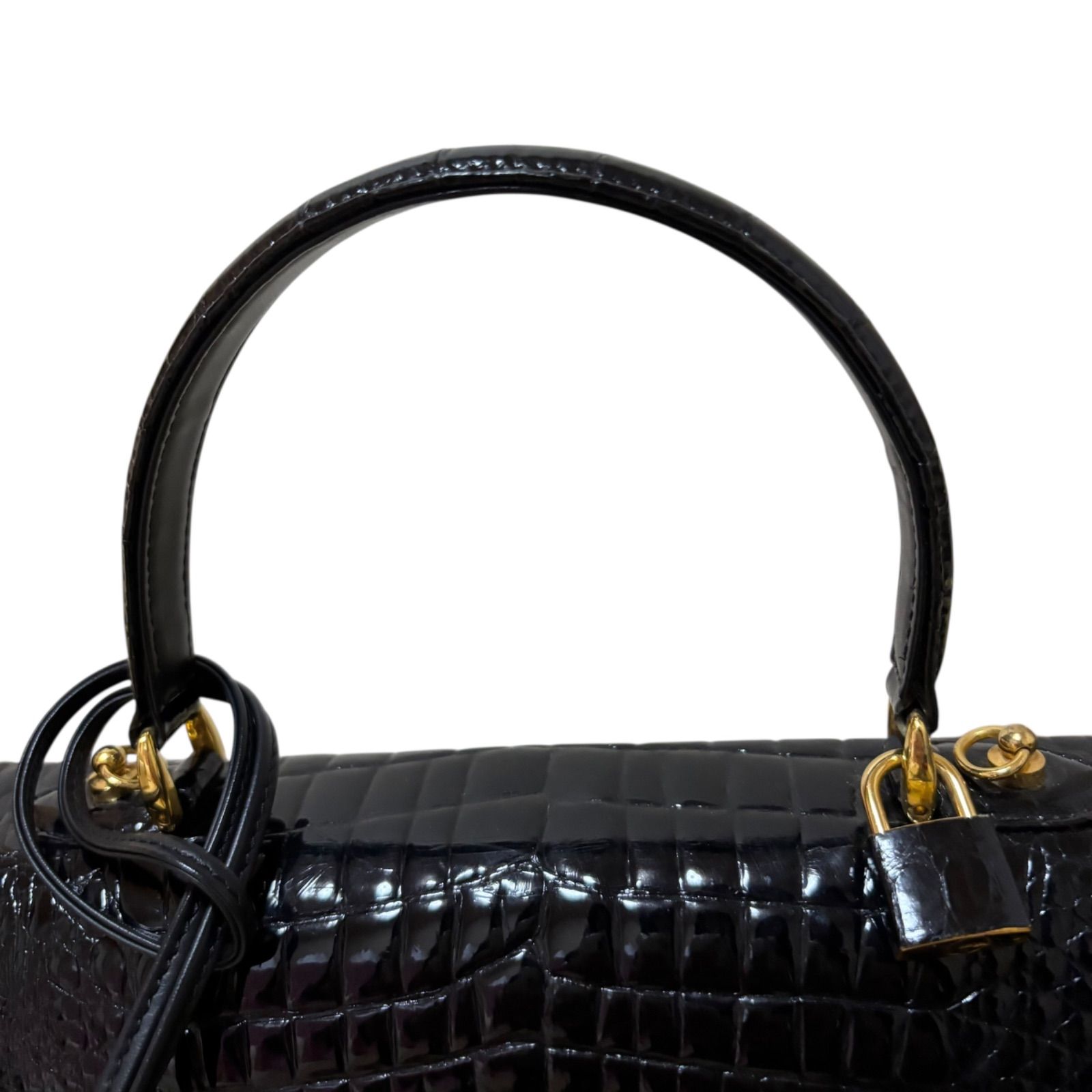 DD122 GENUINE CROCODILE SKIN クロコダイル スキン ハンドバック 