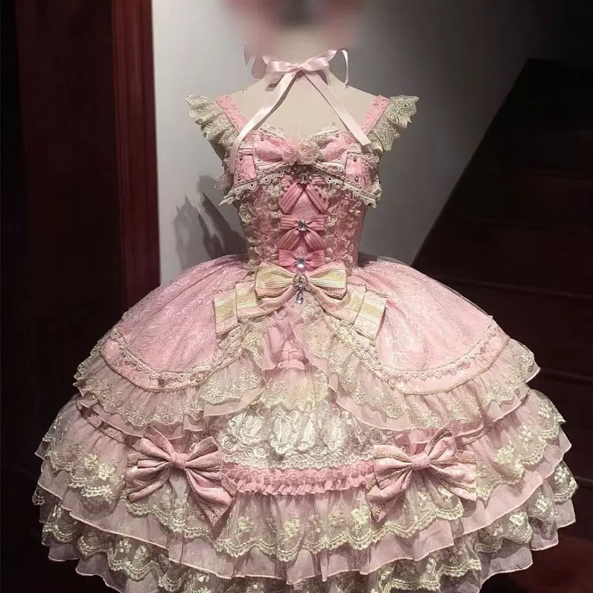 ロリータ ファッション ONE PIECE プリンセス リボン ドレス