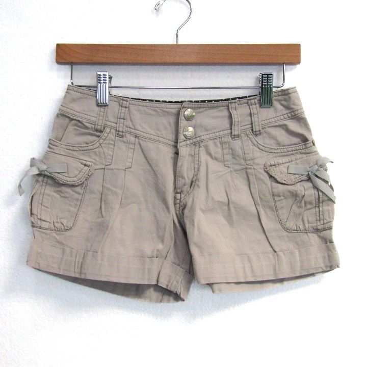 メゾピアノ ショートパンツ ボトムス カーゴショーツ レース キッズ
