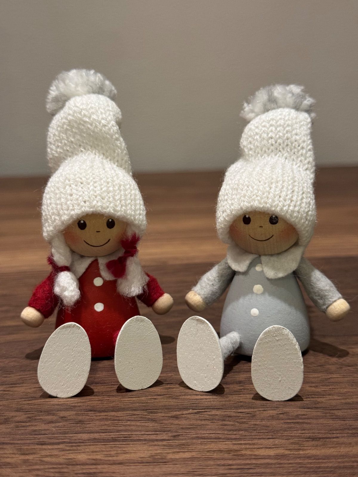 ノルディカニッセ ぺたんこ座りの男の子 女の子 セット