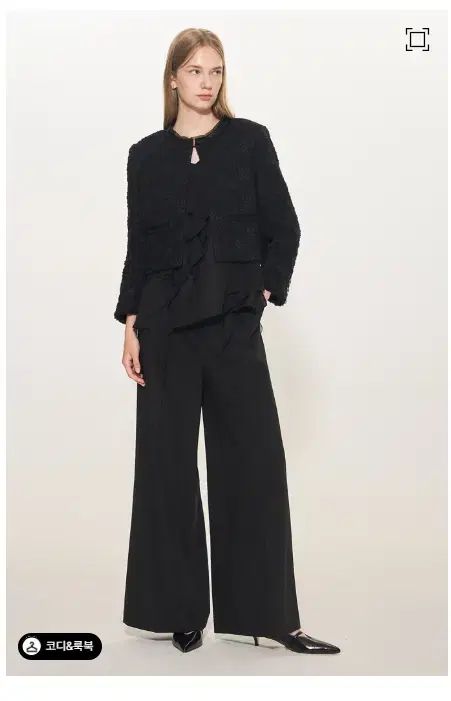 タイム TIME バッグ 밴딩 ピンタック ワイド スラックス パンツ 66 サイズ 25 ss