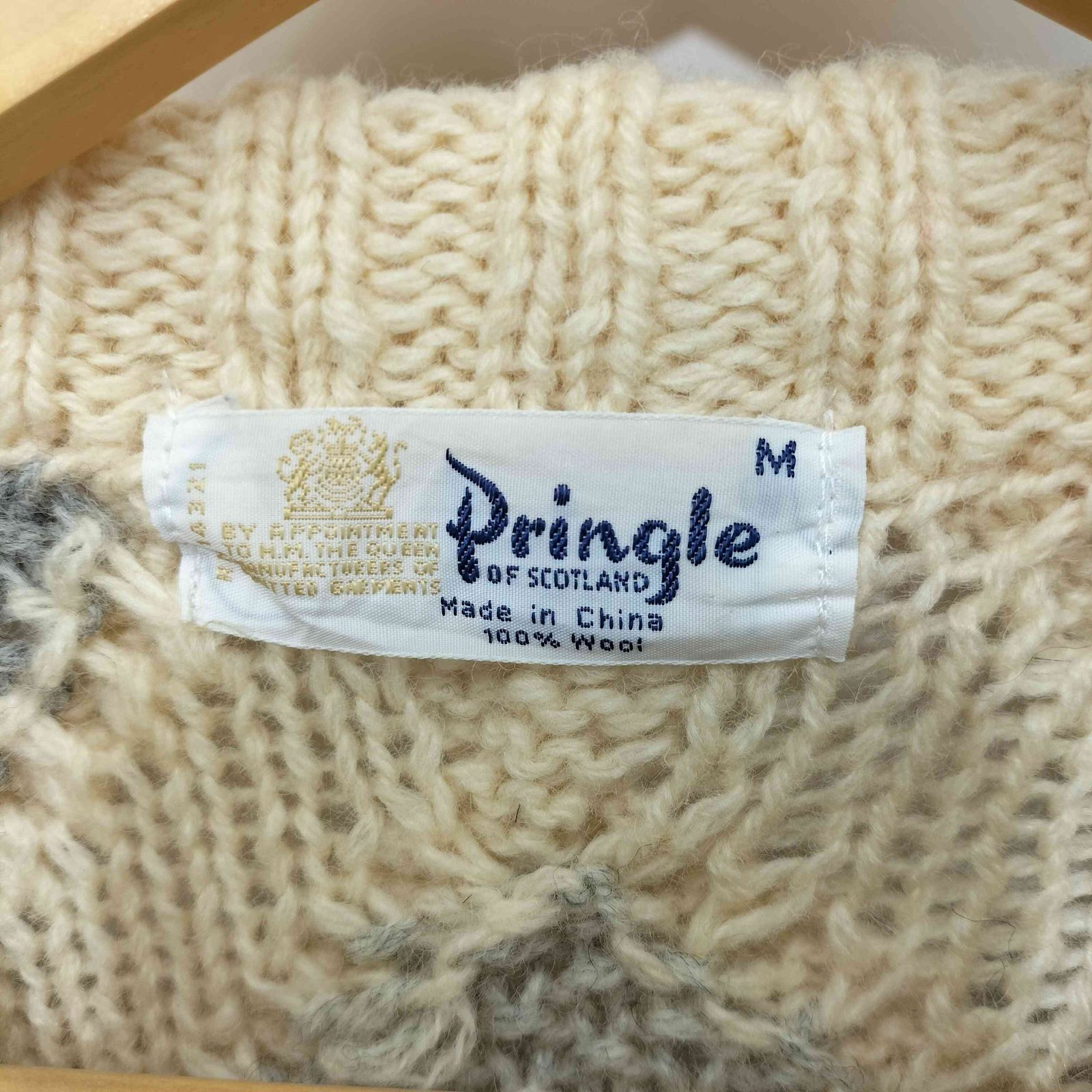 プリングルオブスコットランド Pringle of Scotland 80s アーガイル柄 