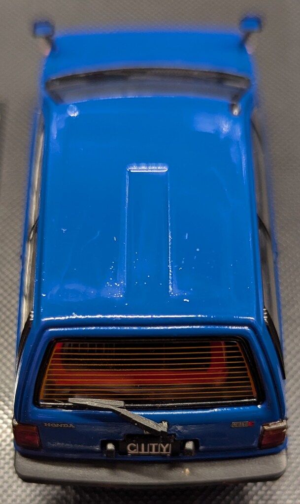 エムエムピー 1/43 EBBRO HONDA CITY WITH MOTOCOMPO 1981 BLUE 44018