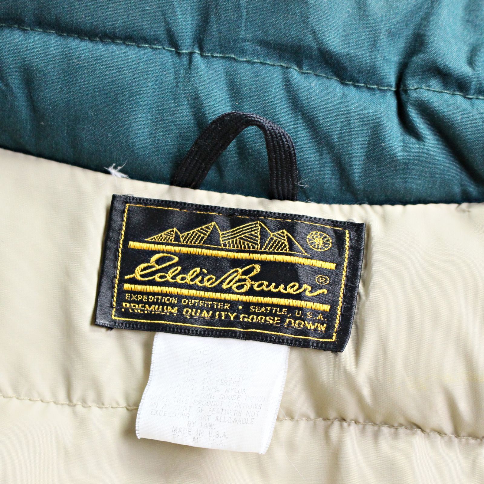 EDDIE オンライン BAUER】80s 黒タグ USA製 エディバウアー グース
