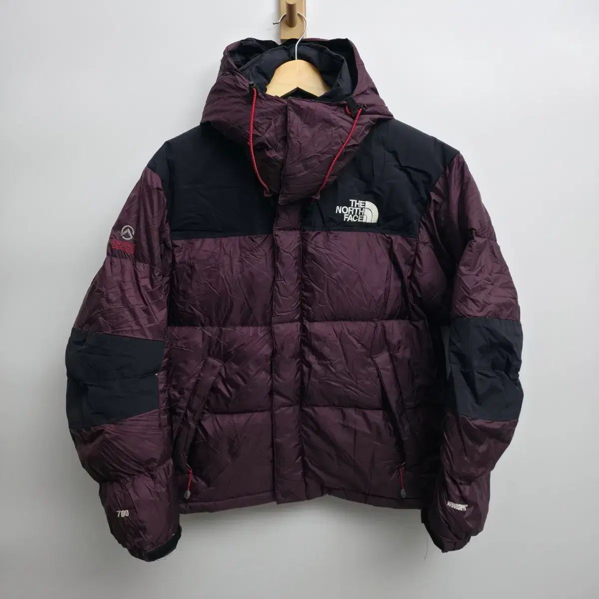 S ザノースフェイス バーガンディ サミット ウィンドストッパー