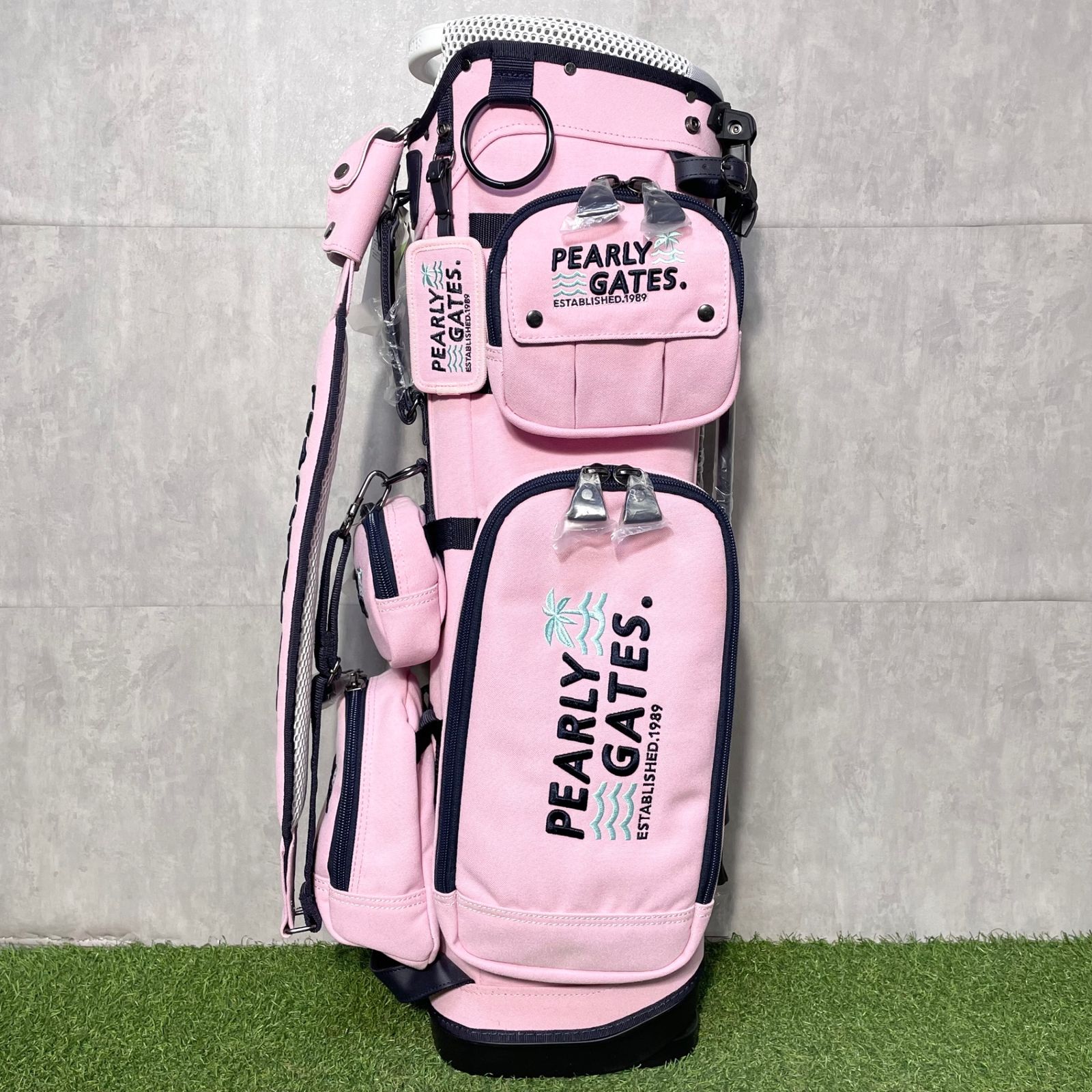 【新品】パーリーゲイツ キャディバッグ ゴルフバッグ レディース ピンク 大人気 PEARLY GATES ゴルフバッグ 89 ピンク キャディーバックレディース