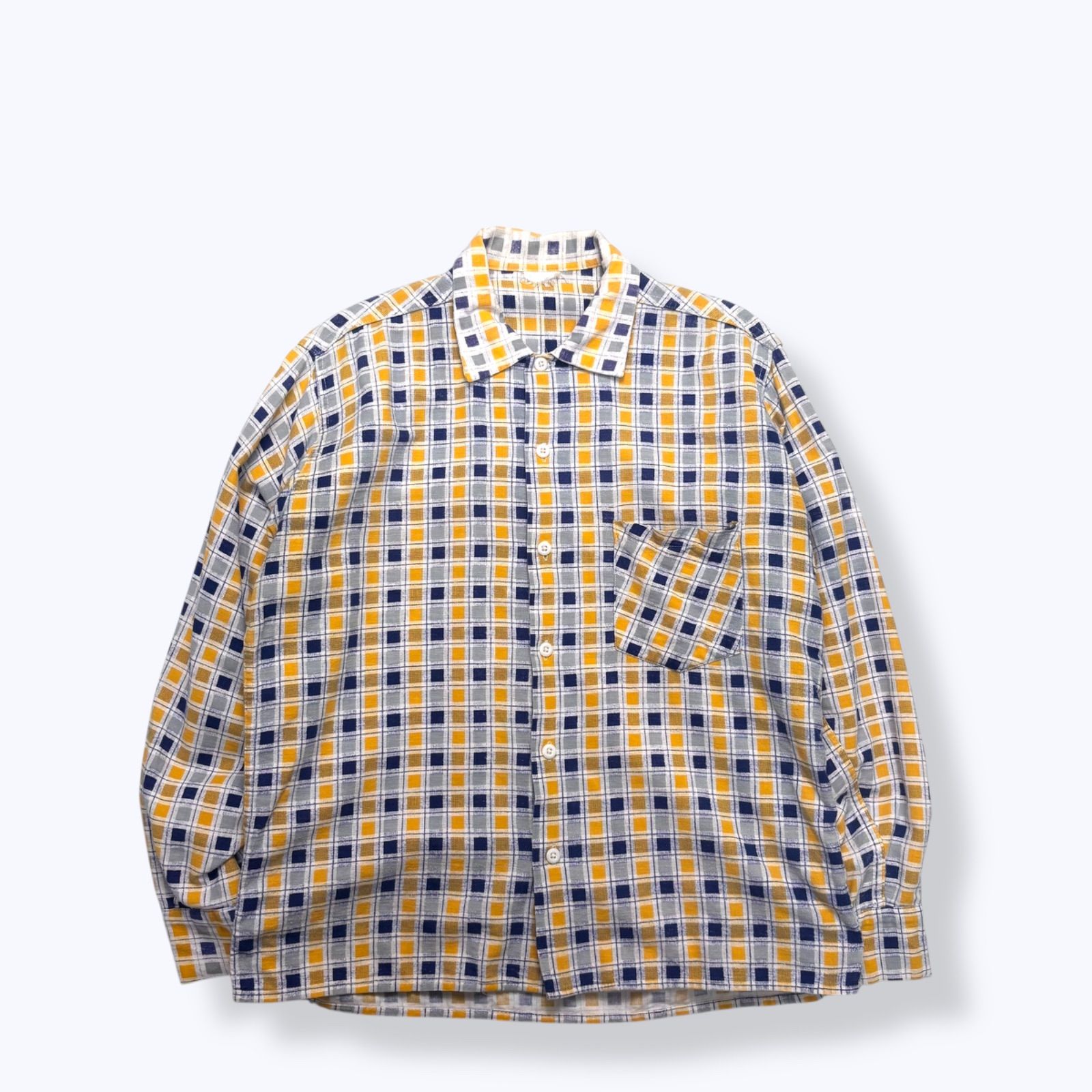 Special】50's Check Pattern Print Flannel Shirts 50年代 プリント