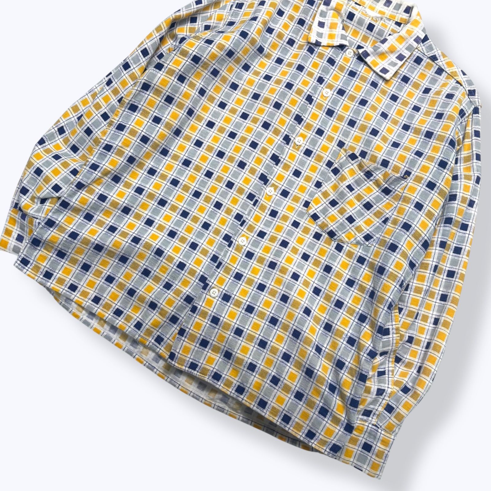50s ネルシャツ　チェック柄　ヴィンテージ 新品 90s USA製 ネルシャツ | チェック柄 - 札幌 ビンテージ 古着屋