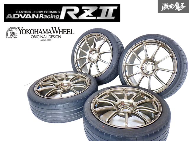 ○YOKOHAMA ヨコハマ ADVAN Racing RZⅡ 19インチ 8J +44 PCD114.3 5H