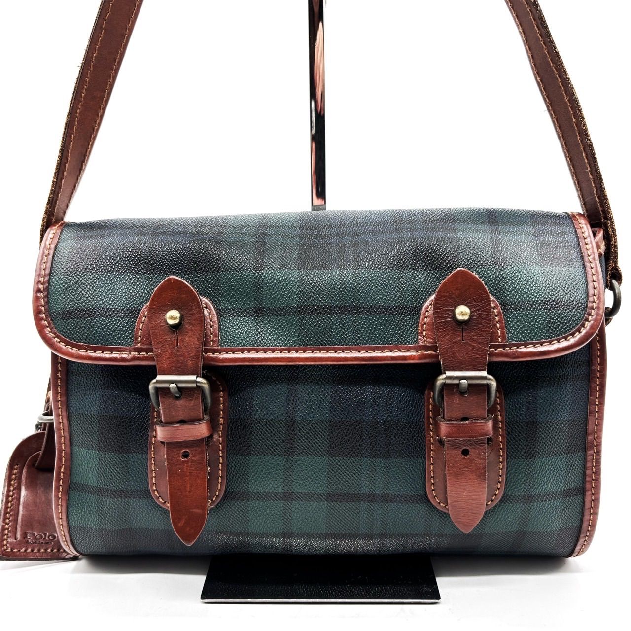 ✨良品✨ POLO RALPH LAUREN ラルフローレン チェック ショルダー