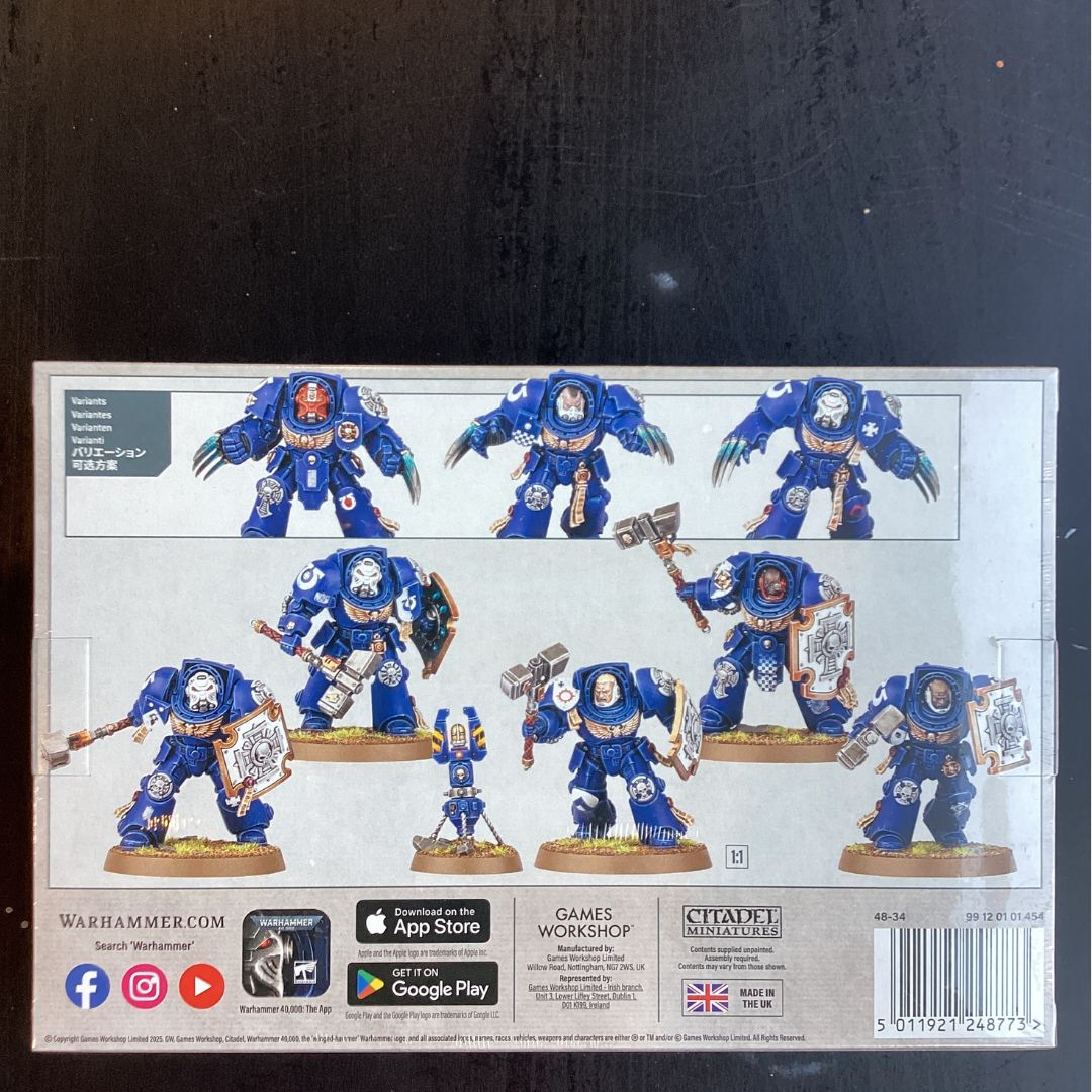 未組立未塗装　ターミネーターアサルトスカッド スペースマリーン ターミネイター・アサルト・スカッド （2025年版