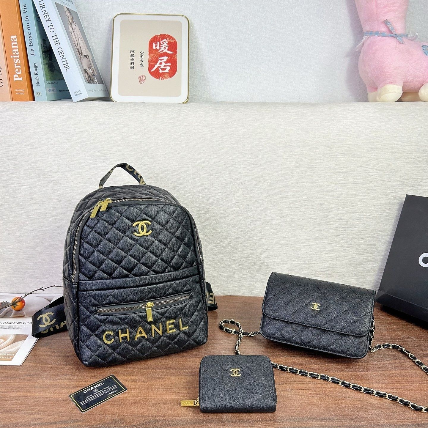 超極上美品】CHANEL シャネル ショルダーバッグ リュック 財布 3点
