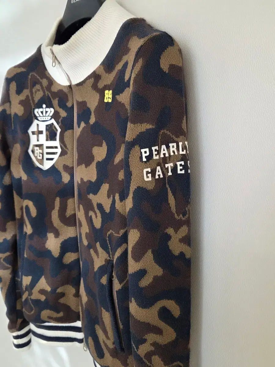 パーリーゲイツ レディース カモフラージュ 防風 ゴルフ ジップアップ