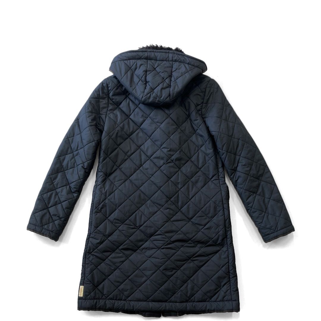 ノーカラーコート Traditional Weatherwear/キルティングロングコート 