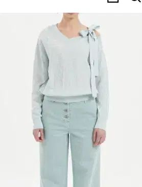 LUCKY ラッキーシュエトゥ アトリエ リボン ディテール ニット 36 サイズ 24 ss