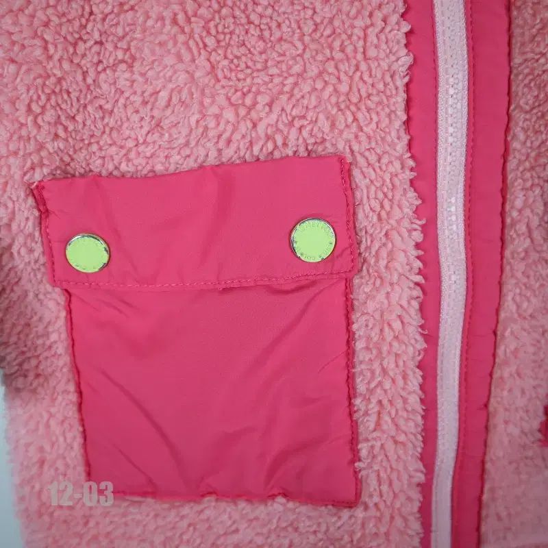 1269 ベネトンキッズ/女の子/2020ボアジップアップ/110