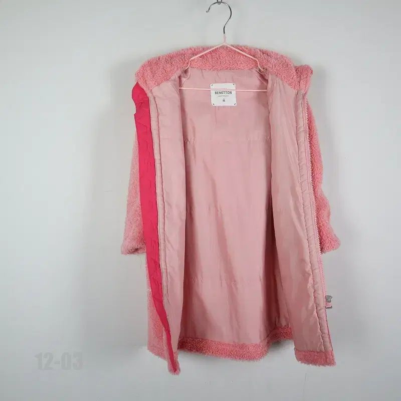 1269 ベネトンキッズ/女の子/2020ボアジップアップ/110