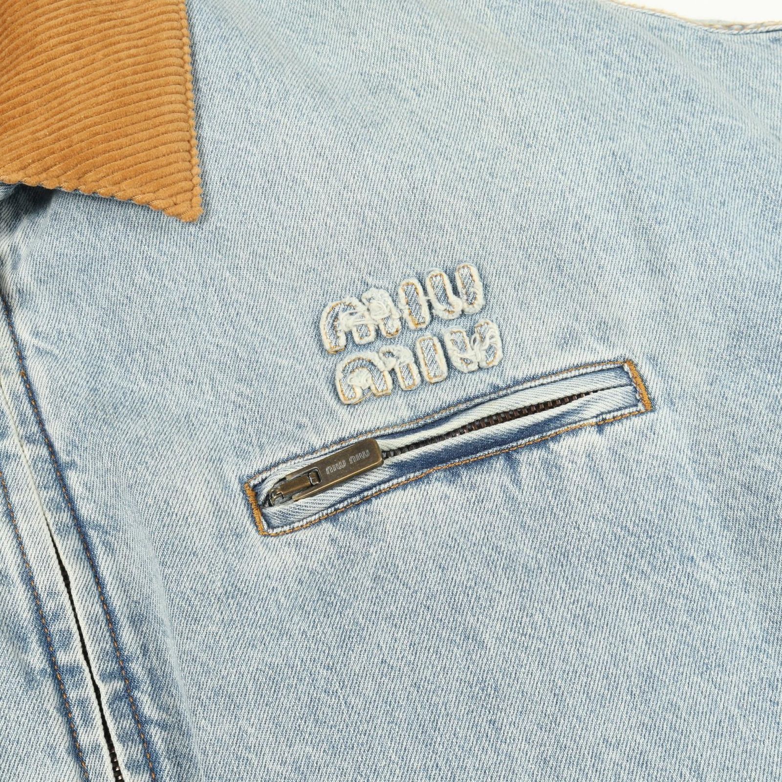 ミュウ ミュウ Miu Miu デニムジャケット その他 2024AW コーデユロイ