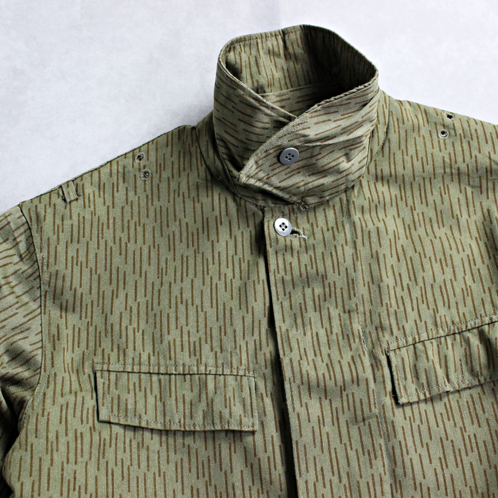 旧東ドイツ軍 NVA レインドロップカモ 中綿入り ジャケット 70s～80s