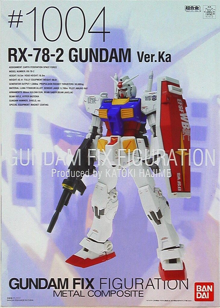 BANDAI GUNDAM FIX FIGURATION METAL COMPOSITE RX-78-2ガンダムver.ka