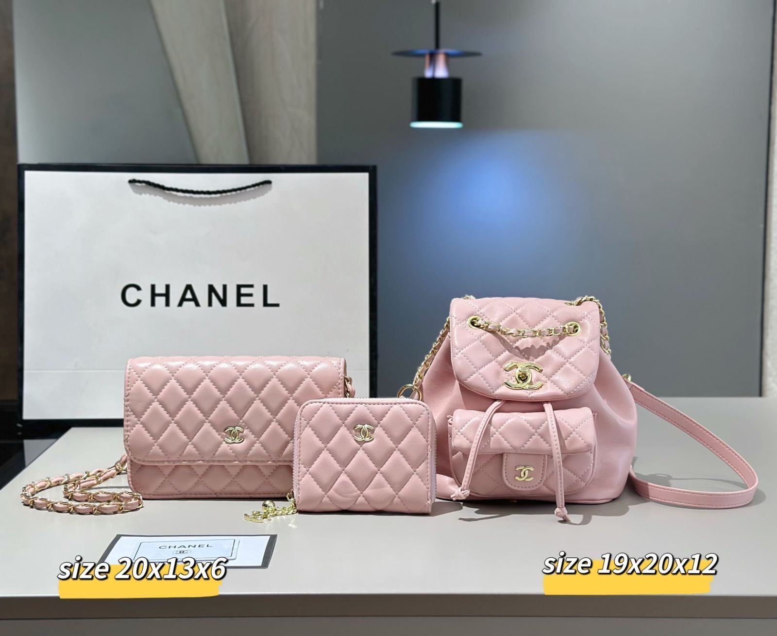 最終値下げ CHANEL シャネル ショルダーバッグ リュック 財布 3点