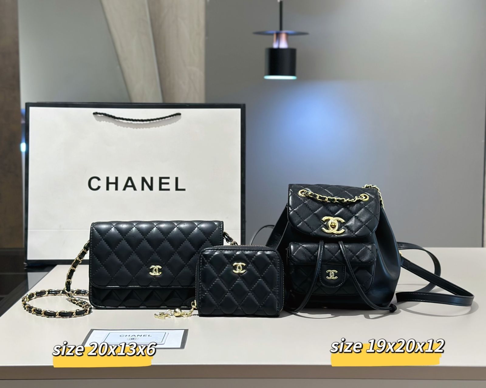最終値下げ CHANEL シャネル ショルダーバッグ リュック 財布 3点