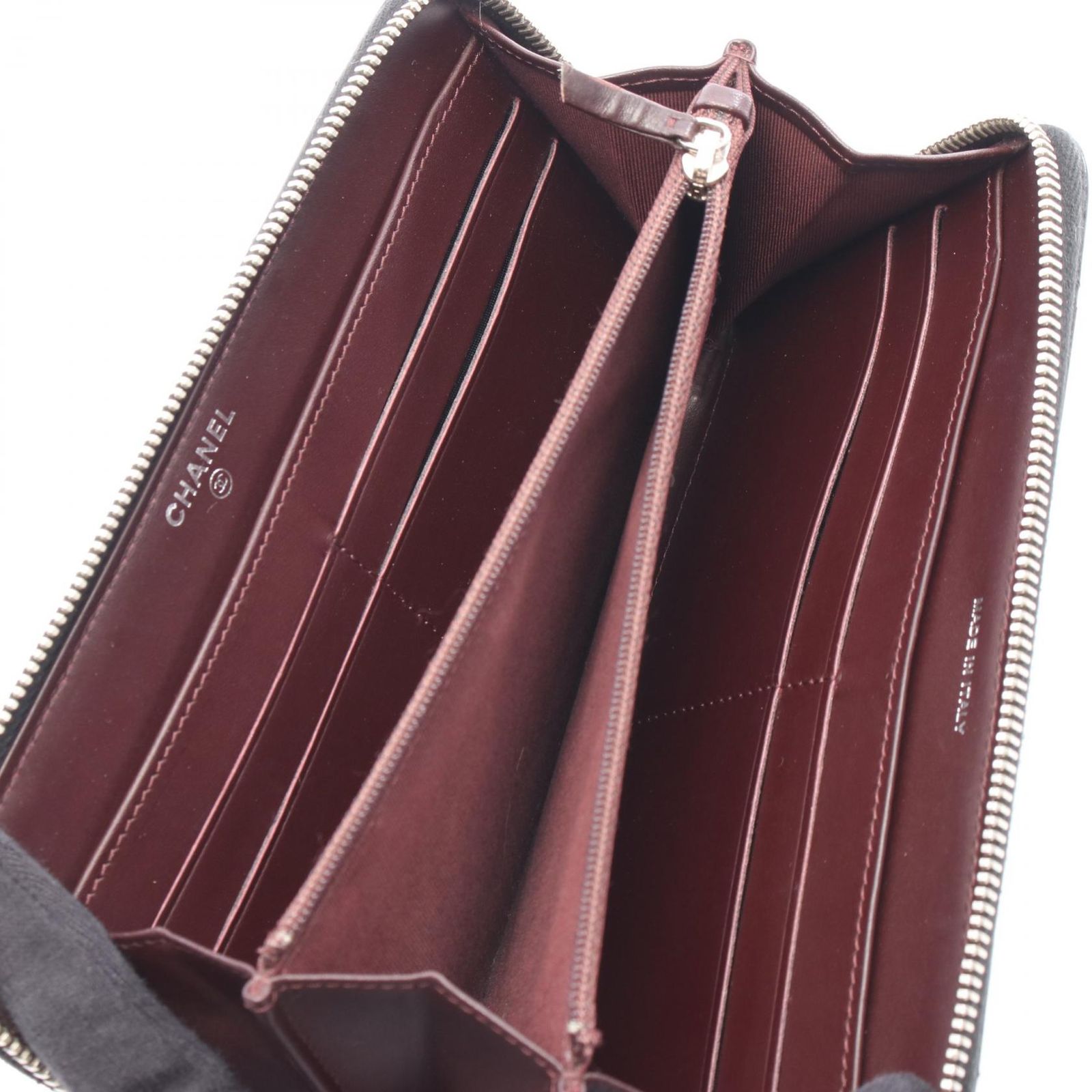 シャネル CHANEL ラウンド長財布 クラシック ロング ジップ ウォレット