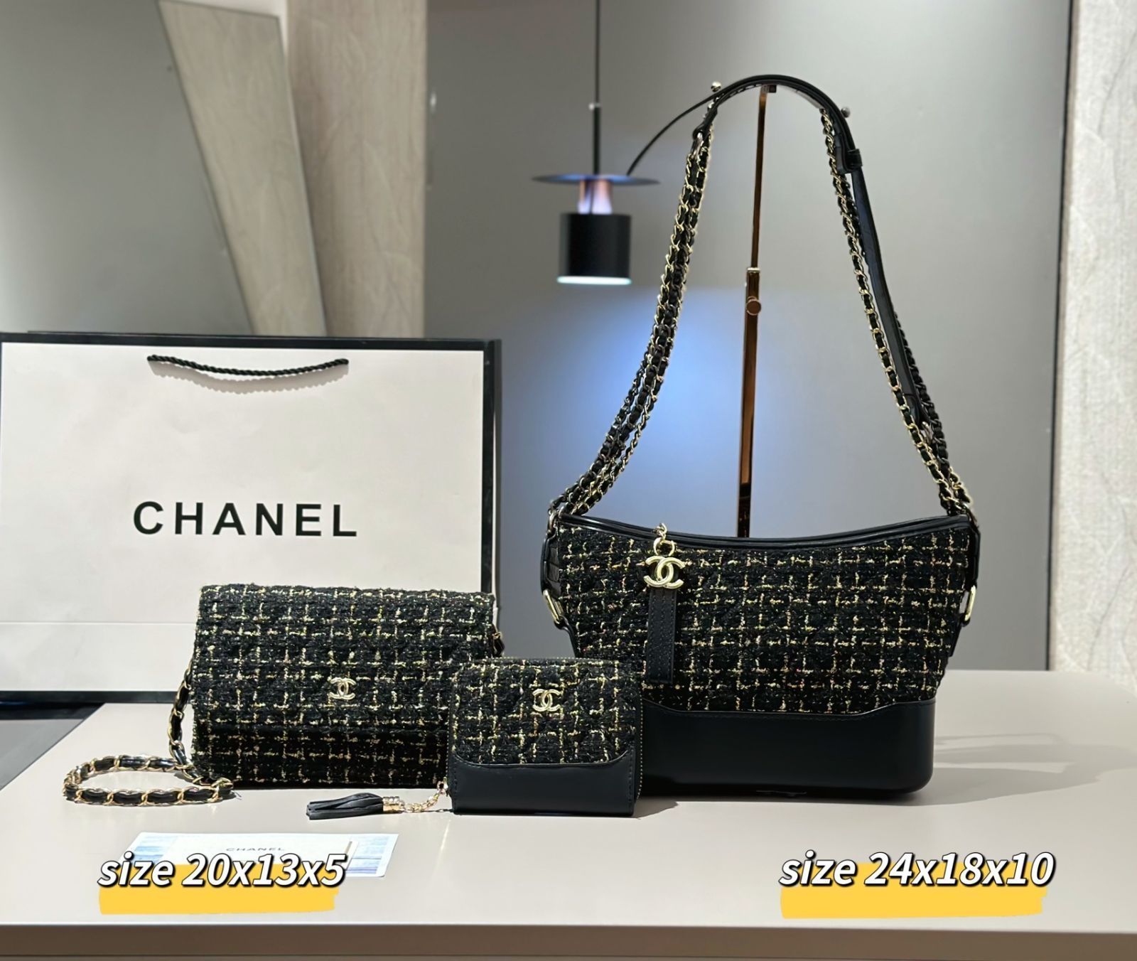最終値下げ CHANEL シャネル ショルダーバッグ リュック 財布 3点