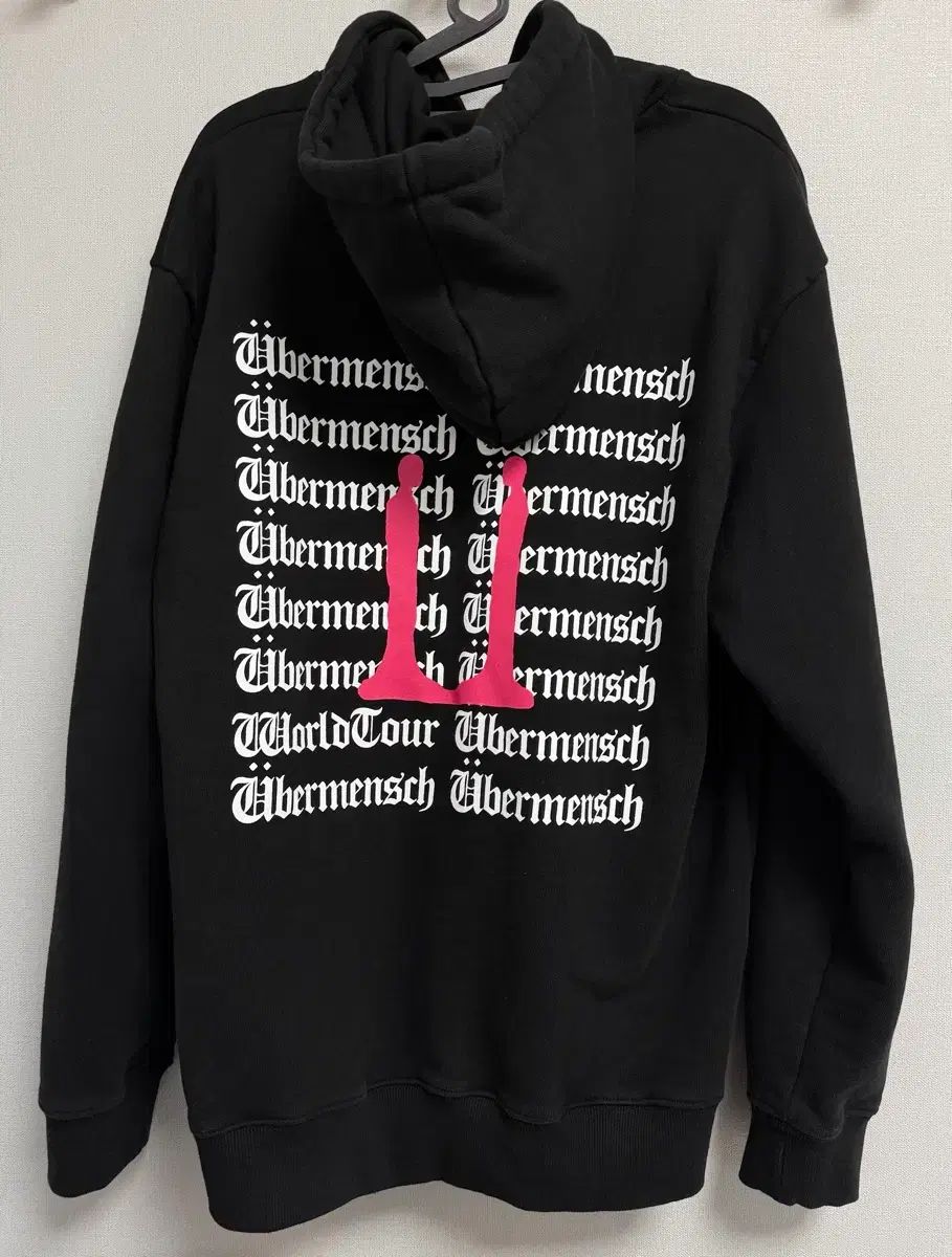 G-DRAGON ジードラゴン ウィーバーメンシ フードTシャツ ブラック